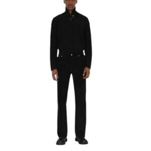 Burberry Corduroy Pants Black New